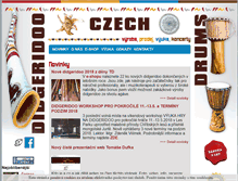 Tablet Screenshot of czechdidgeridoo.com